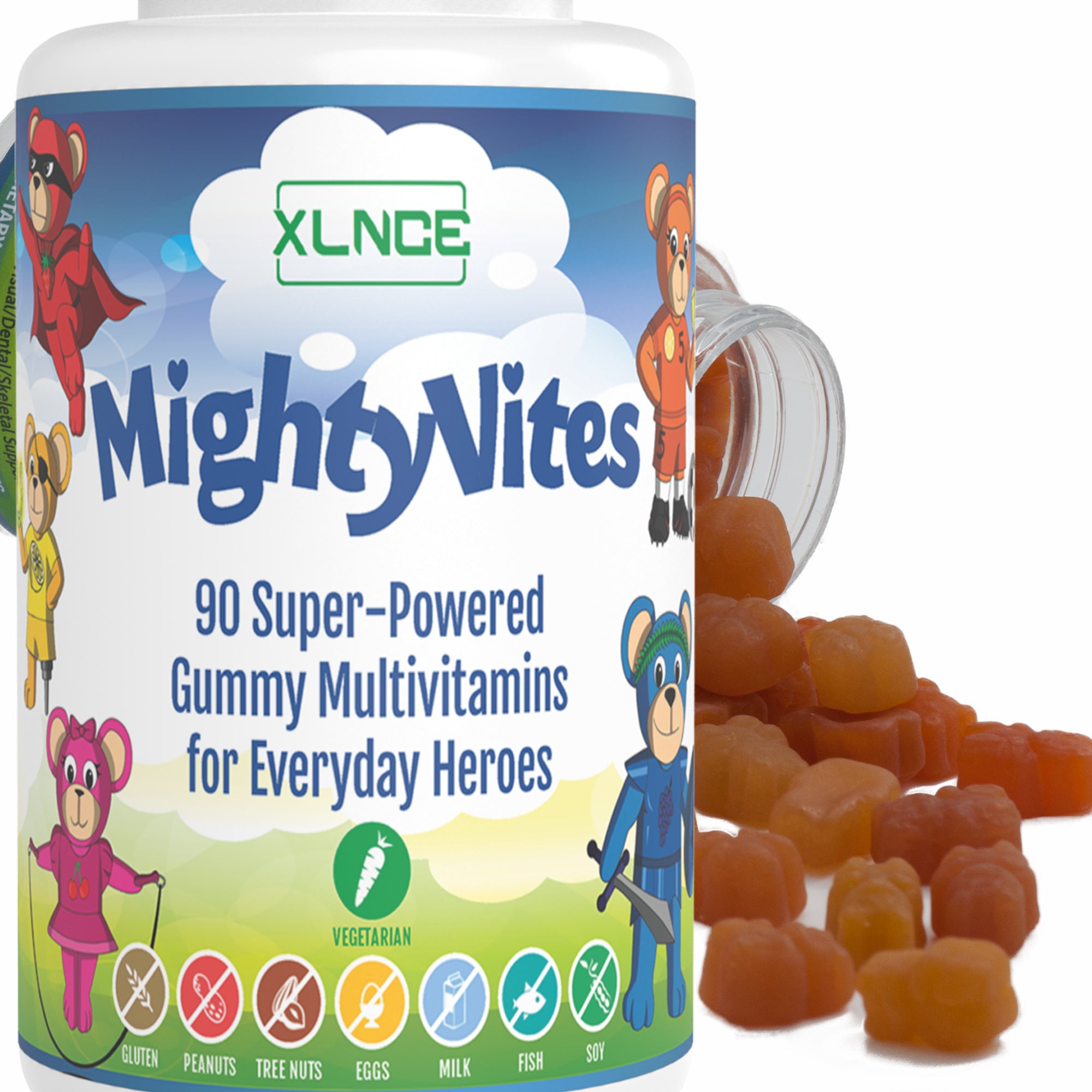 MightyVites - Super Powered Gummy Bears for Your Every Day Heroes